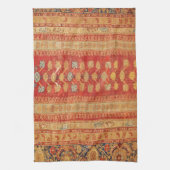  Tribal Diamonds Pattern Red Theedoek (Verticaal)