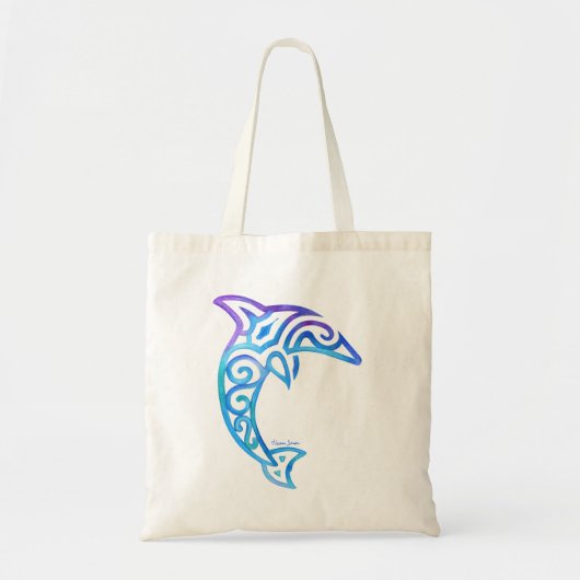 Tribal Dolphin Tote Bag (Voorkant)