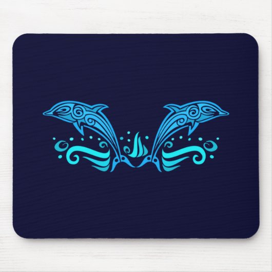 Tribal Dolphins mousepad Muismat (Voorkant)