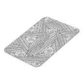 Tribal Doodle 2 Magneet (Linkerzijde)