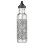 Tribal Doodle 2 Waterfles (Rechts)