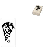 Tribal Dragon Art Stempel (Gestempeld)