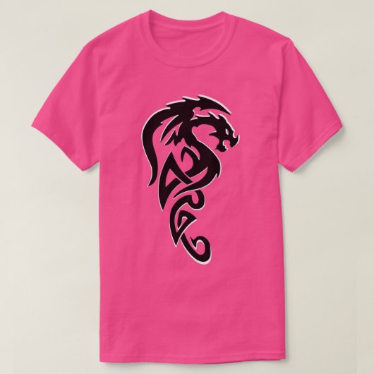 Tribal Dragon Celtic T-shirt (Design voorkant)