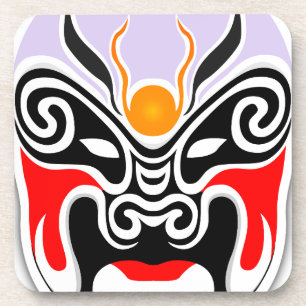 Tribal Dragon Mask Drankjes Onderzetter