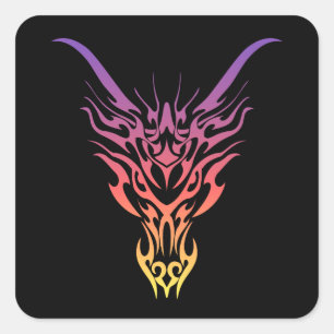 Tribal Dragon Sticker