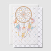 Tribal Dreamcatcher Boho Baby Insert Vellum Uitnodigingen (Offset (Uitnodiging))