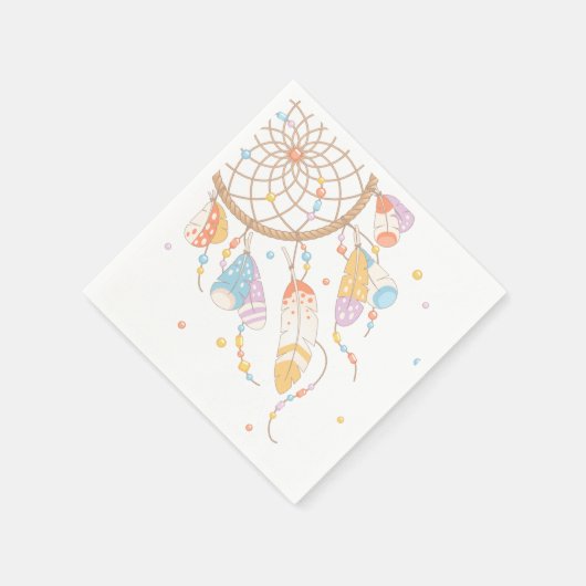 Tribal Dreamcatcher Boho Baby Servet (Hoek)