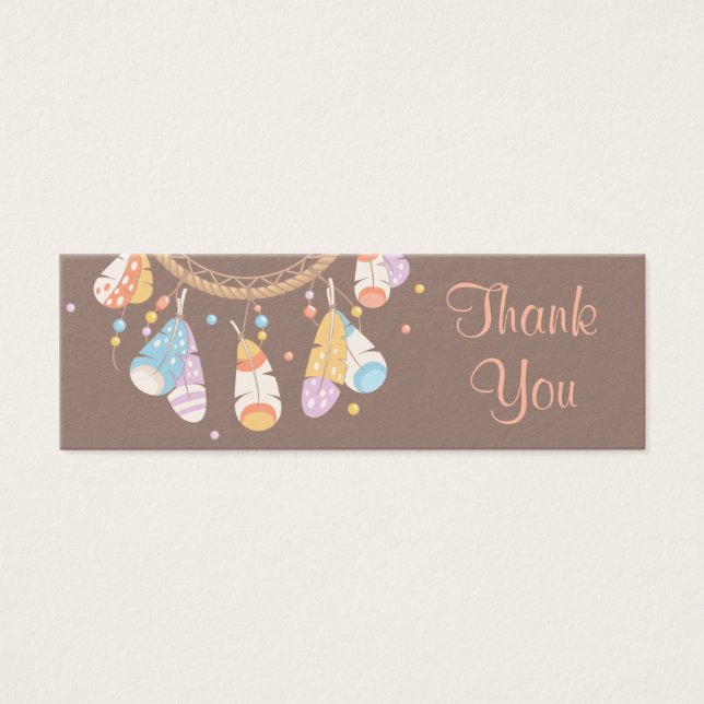 Tribal Dreamcatcher Boho Merci Brown (Devant)