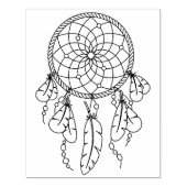 Tribal Dreamweaver Boho Coloring Page Rubberstempel (Afrduk)