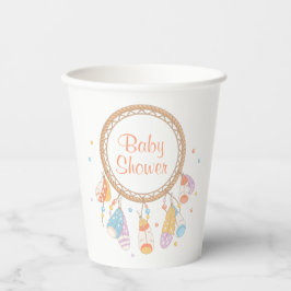 Tribal Drocatcher Boho Baby shower Papieren Bekers