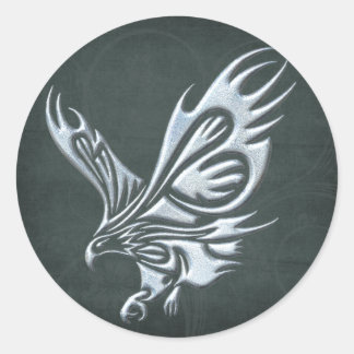 Tribal Eagle Ronde Sticker