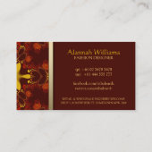 Tribal Earth Eco Carte de visite de mode (Dos)