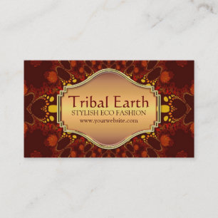Tribal Earth Eco Mode Art Visitekaartje