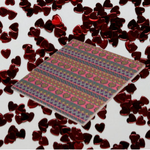 Tribal Essence Keramiektegel – Krachtige Geometris Tegeltje