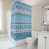 Tribal ethnic seamless pattern douchegordijn (In situ)