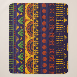 Tribal Ethno: Naadloos patroonontwerp. Sherpa Deken