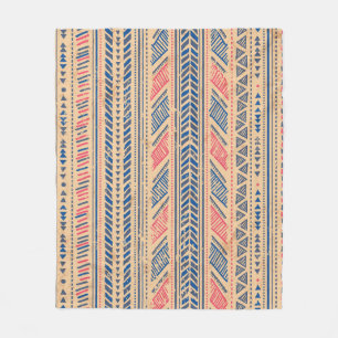 Tribal etnisch: naadloos patroon. fleece deken