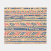 Tribal  etnisch: naadloos patroon. fleece deken (Voorkant (Horizontaal))