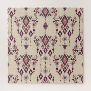 Tribal Etnische Naadloze Aztec Legpuzzel