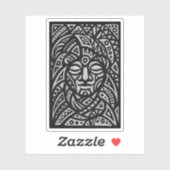 Tribal Face Sticker (Vel)