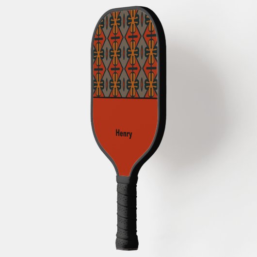 Tribal Flair Oranje Pattern Pickleball Paddle (Links)