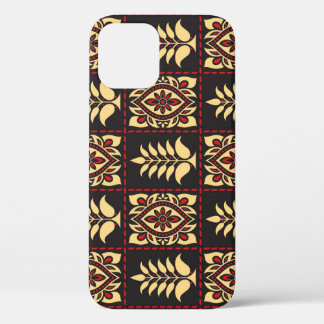 Tribal Floral: patroonelegantie iPhone 12 Hoesje