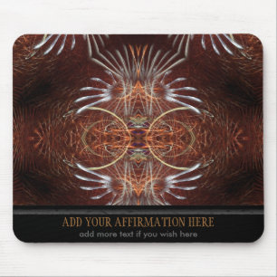 Tribal Fractal Featjers Mousepad Muismat