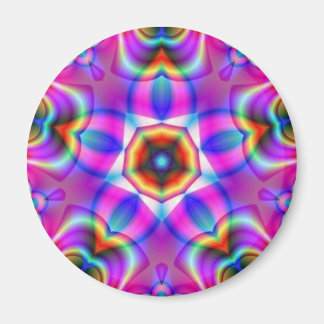 Tribal Fractal Mandala Star Bloemmagneet Magneet