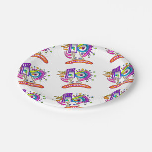 TRIBAL FROWNIE EMOJI MEEMOGIE PAPIEREN BORDJE