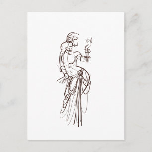 Tribal Fusion Gypsy Dancer Briefkaart