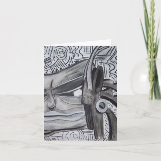 Tribal Fusion Note Card Kaart (Voorkant)