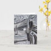 Tribal Fusion Note Card Kaart (Gele Bloem)