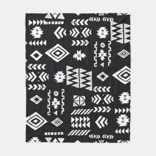 Tribal geometric: stijlvolle naadloze achtergrond. fleece deken