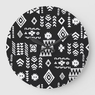 Tribal geometric: stijlvolle naadloze achtergrond. grote klok
