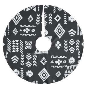 Tribal geometric: stijlvolle naadloze achtergrond. kerstboom rok