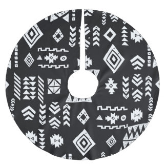 Tribal geometric: stijlvolle naadloze achtergrond. kerstboom rok
