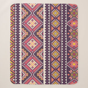 Tribal gestreepte, geometrische naadloze patroon. sherpa deken