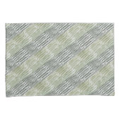 Tribal Green Stripes Abstract Pattern  Kussensloop (Voorkant-Rechts)