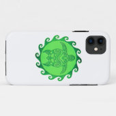 Tribal Green Zee Turtle Case-Mate iPhone Case (Achterkant (horizontaal))