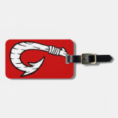 Tribal Hawaiian Fish Hook Bagagelabel (Voorkant horizontaal)