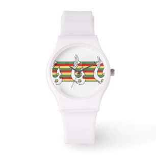 Tribal Hawaiian Fish Hook Horloge