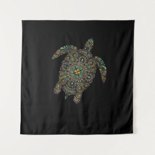 Tribal Hawaiian Zee Turtle Wandkleed