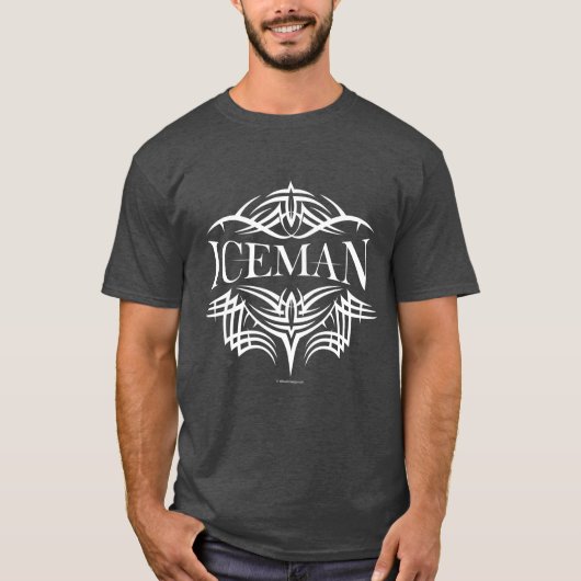 Tribal Hockey Iceman (aanpasbaar) T-shirt (Voorkant)