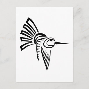 Tribal Hummingbird Briefkaart