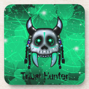 Tribal Hunter Hard plastiek onderzetter