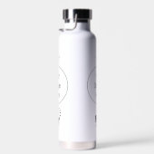 Tribal Iguana Monogram Waterfles (Rechts)