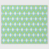 Tribal Ikat Chevron Cadeaupapier (Vlak)