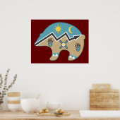 Tribal Indian Beer Print (Keuken)