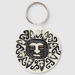 Tribal Indian Sun Spirit Sleutelhanger