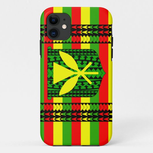 Tribal Kanaka Maoli Flag Case-Mate iPhone Case (Achterkant)